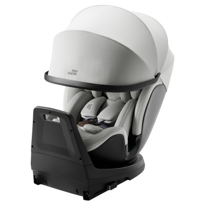 Britax Romer Swivel-Grow Max Air - поворотне дитяче автокрісло з активною вентиляцією (0 - 7 років / 40 - 125 см / 0-25 кг ), кріплення ISOFIX • Linen Grey