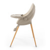 Kinderkraft Fini Up - стільчик для годування, шезлонг, дитячий стільчик до 20 кг • Beige (KHFINIUPBEG0000)