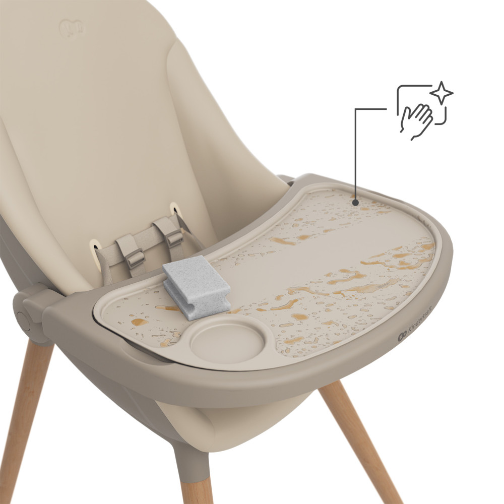 Kinderkraft Fini Up - стільчик для годування, шезлонг, дитячий стільчик до 20 кг • Beige (KHFINIUPBEG0000) Kinderkraft Fini Up - стільчик для годування, шезлонг, дитячий стільчик до 20 кг • Beige (KHFINIUPBEG0000)