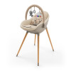 Kinderkraft Fini Up - стульчик для кормления, шезлонг, детский стульчик до 20 кг • Beige (KHFINIUPBEG0000)