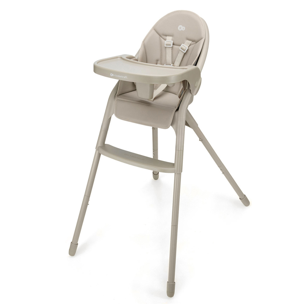 Kinderkraft Dinnly - детский стульчик для кормления 2 в 1 • Beige (KHDINN00BEG0000)