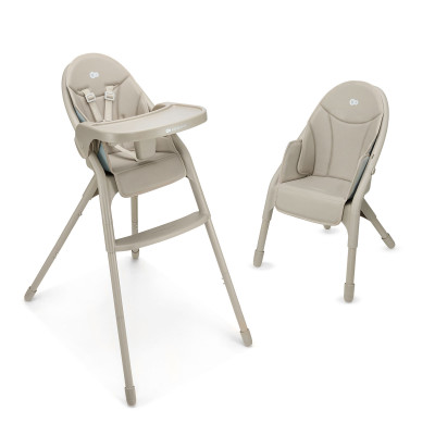 Kinderkraft Dinnly - детский стульчик для кормления 2 в 1 • Beige (KHDINN00BEG0000)
