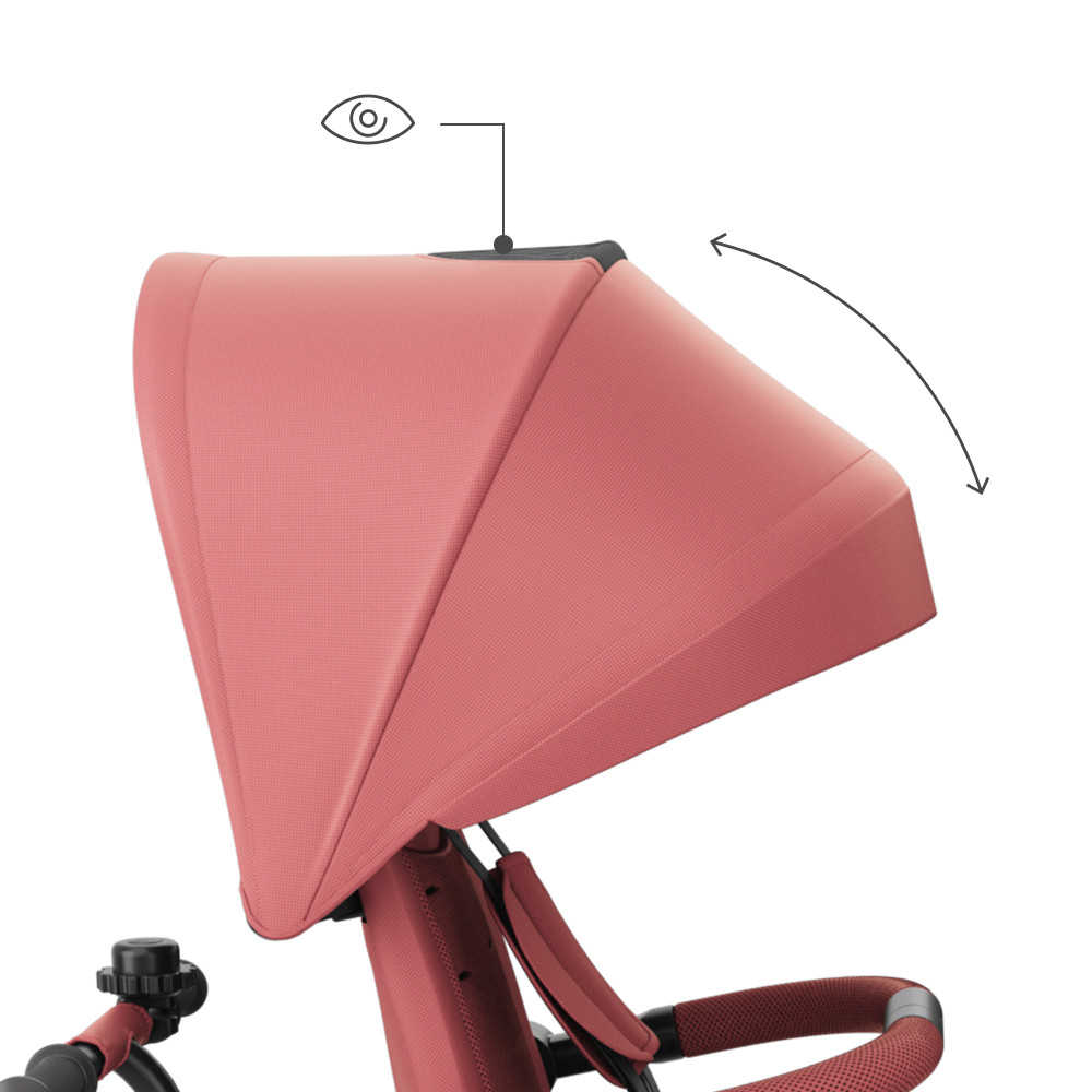 Kinderkraft Aston 2 Plus - дитячий триколісний велосипед із батьківською ручкою 6в1, поворотне сидіння • Pink (KRASTO02PNKPL00)