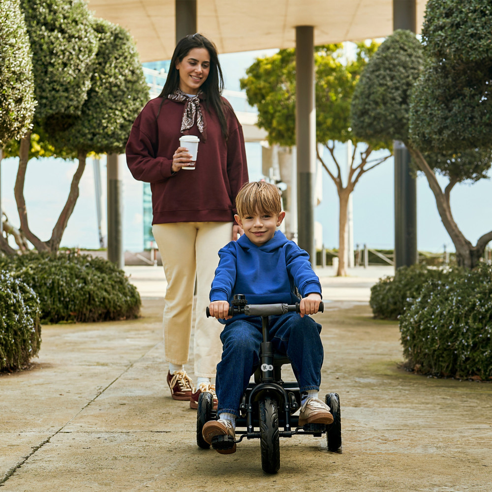 Kinderkraft Aston 2 Plus - дитячий триколісний велосипед із батьківською ручкою 6в1, поворотне сидіння • Pink (KRASTO02PNKPL00)