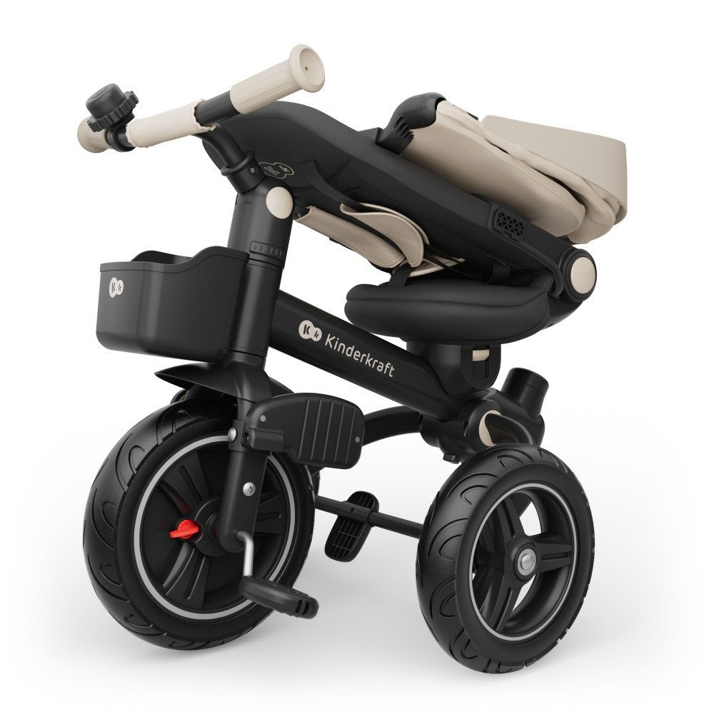 Kinderkraft Spinstep 2 Plus - триколісний велосипед 6 в 1 (від 9 місяців) • Beige (KRSPST02GREPL00)