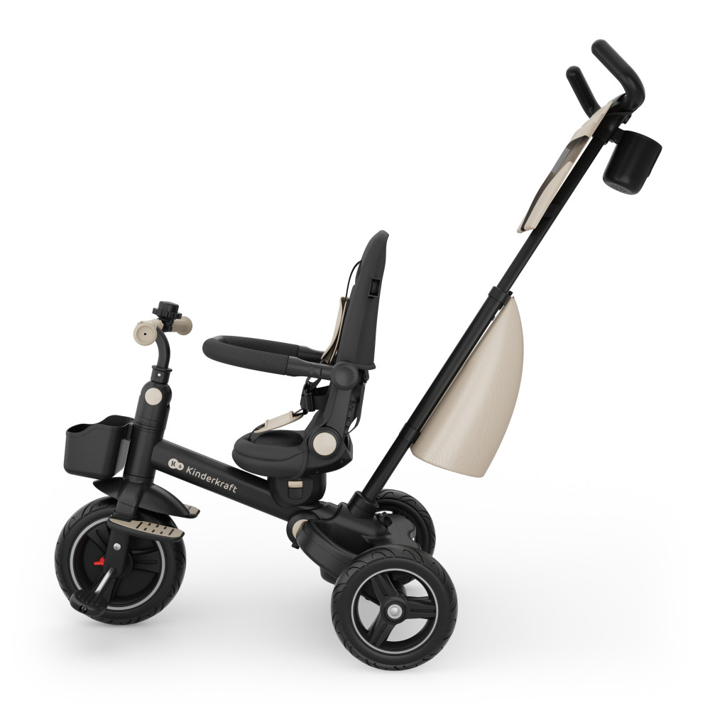 Kinderkraft Spinstep 2 Plus - триколісний велосипед 6 в 1 (від 9 місяців) • Beige (KRSPST02GREPL00)