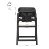 Espiro Allure - стульчик для кормления 2в1, максимальная нагрузка до 80 кг • 11 Timber Black