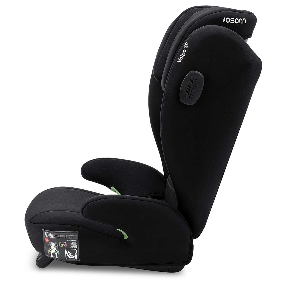 Osann Volpo SP i-Size - детское автокресло (3-12 лет / 100 – 150 см / 15-36 кг), крепится с помощью штатного ремня безопасности автомобиля • Black Osann Volpo SP i-Size - детское автокресло (3-12 лет / 100 – 150 см / 15-36 кг), крепится с помощью штатного ремня безопасности автомобиля • Black