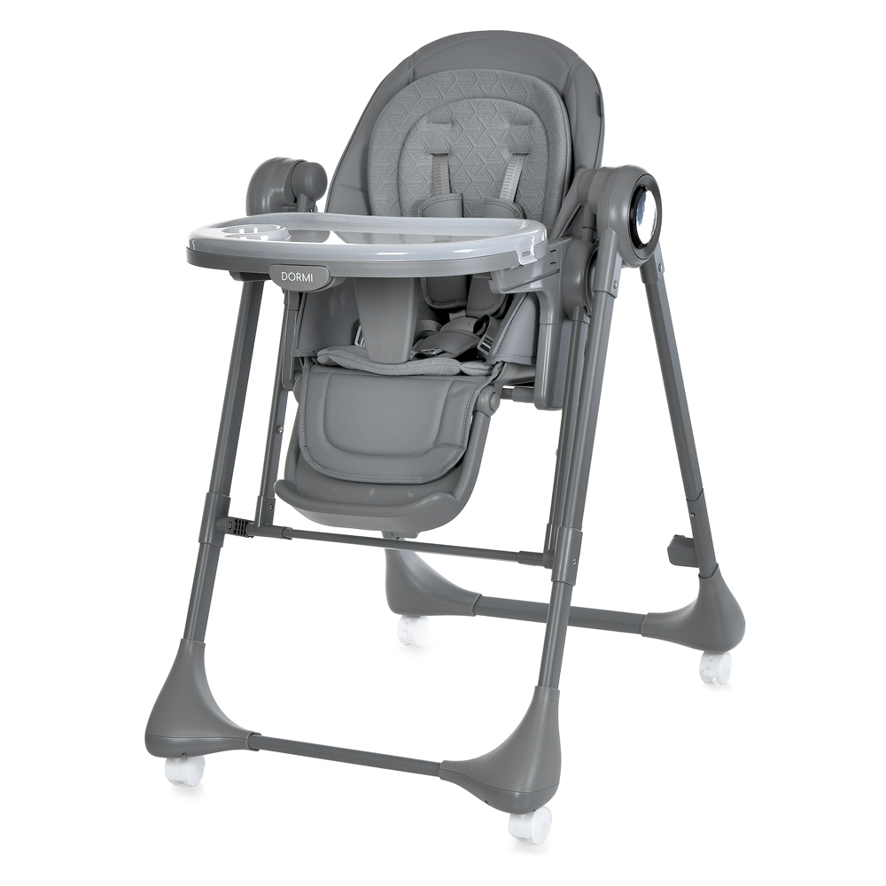 Bambi Dormi M 6318 - стульчик для кормления, качели, питание от сети, управление через мобильное приложение • Gray