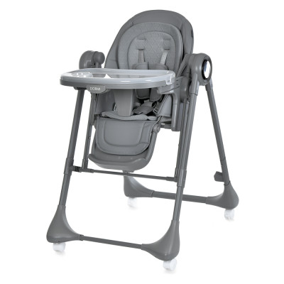 Bambi Dormi M 6318 - стульчик для кормления, качели, питание от сети, управление через мобильное приложение • Gray