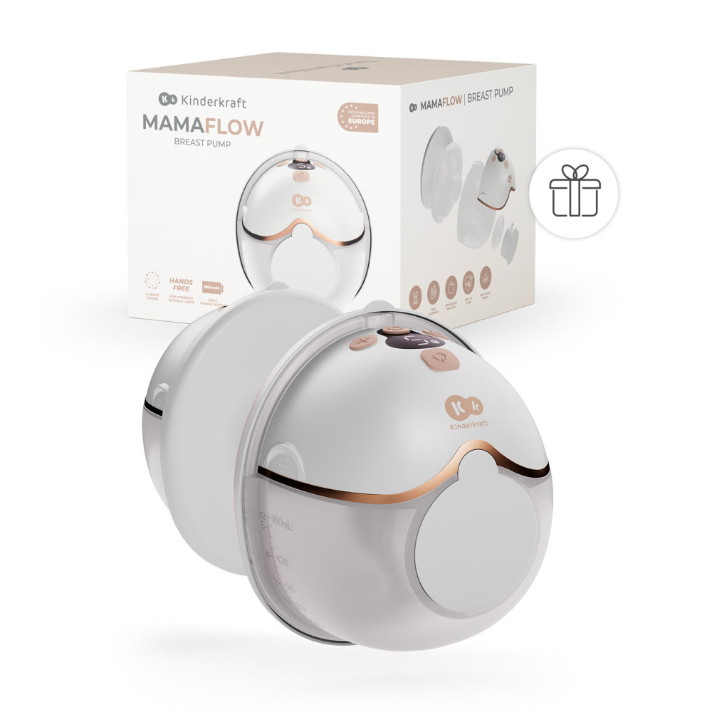 Kinderkraft MamaFlow - електричний молоковідсмоктувач, одинарний • Gold (KEMAFL00GLD0000) Kinderkraft MamaFlow - електричний молоковідсмоктувач, одинарний • Gold (KEMAFL00GLD0000)
