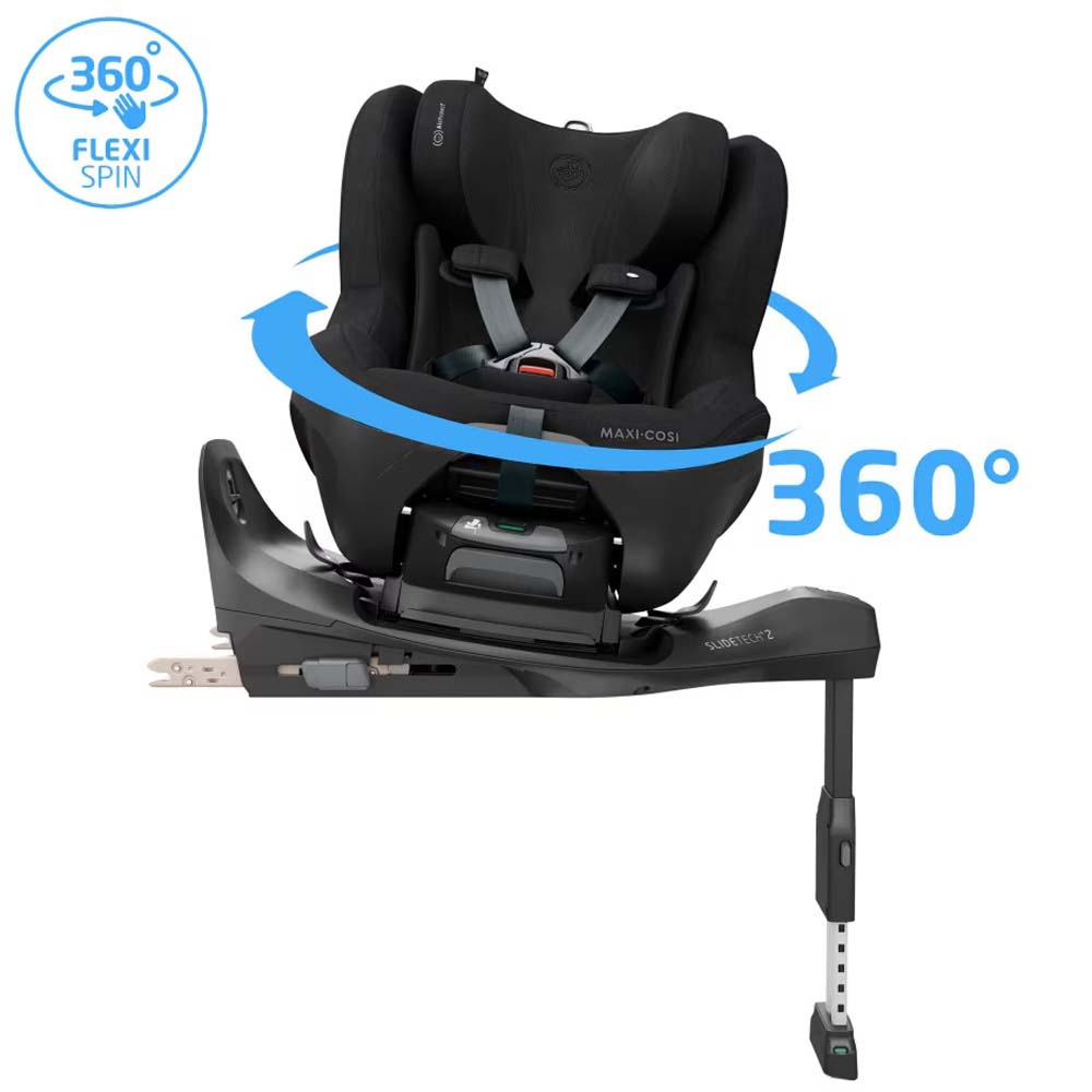 Maxi-Cosi Pearl Slide Pro - автокрісло для дітей (від 3 місяців до 4 років / 61 - 105 см), для використання автокрісла необхідна сумісна база ISOFIX (купується окремо) • Authentic Black