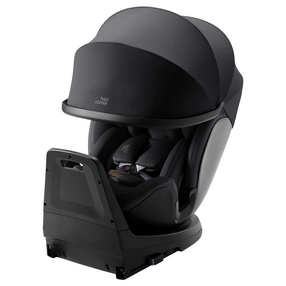 Britax Romer Swivel-Grow Max Air - поворотне дитяче автокрісло з активною вентиляцією (0 - 7 років / 40 - 125 см / 0-25 кг ), кріплення ISOFIX • Onyx Black