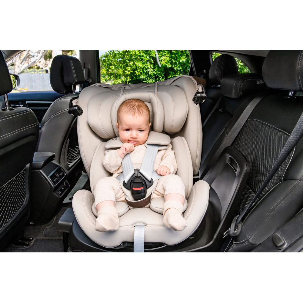 Britax Romer Swivel-Grow Max Air - поворотне дитяче автокрісло з активною вентиляцією (0 - 7 років / 40 - 125 см / 0-25 кг ), кріплення ISOFIX • Soft Taupe