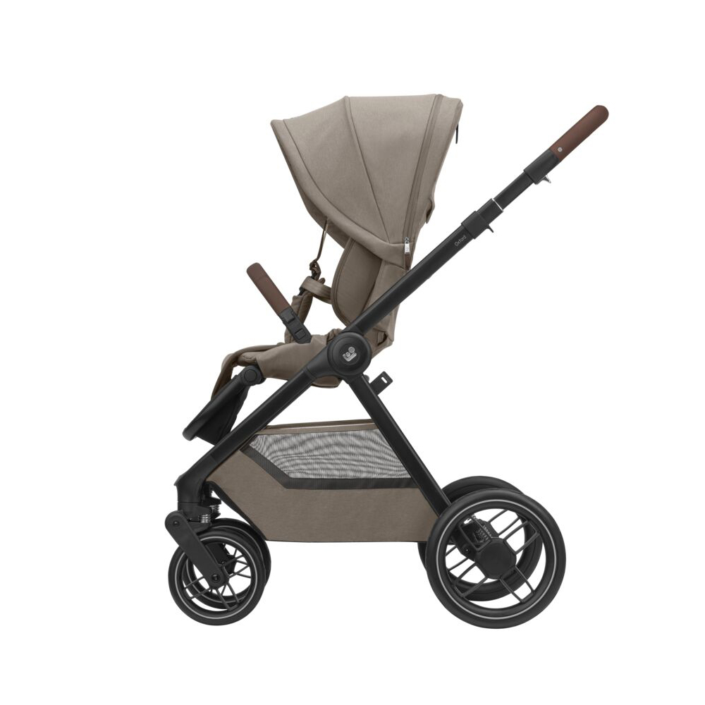Maxi-Cosi Oxford+ - универсальная коляска 2 в 1, люлька Maxi-Cosi Sense, реверсивный прогулочный блок, мягкая амортизация • Twillic Truffle