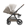 Maxi-Cosi Oxford+ - универсальная коляска 2 в 1, люлька Maxi-Cosi Sense, реверсивный прогулочный блок, мягкая амортизация • Twillic Truffle