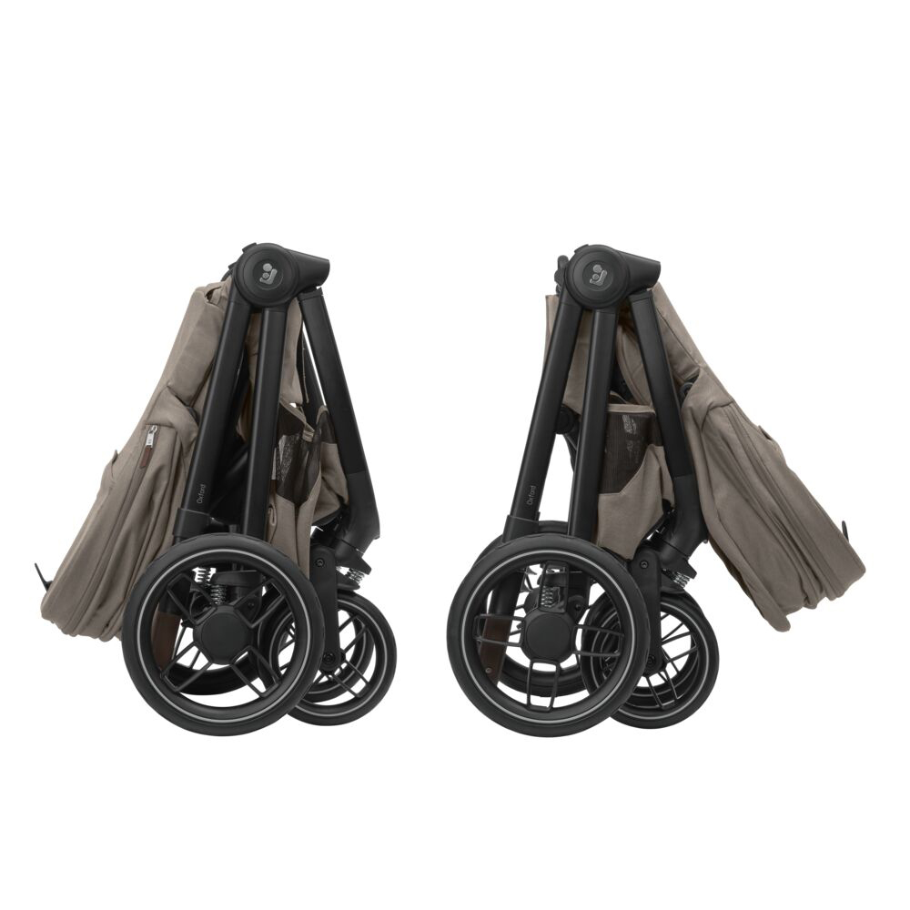Maxi-Cosi Oxford+ - универсальная коляска 2 в 1, люлька Maxi-Cosi Sense, реверсивный прогулочный блок, мягкая амортизация • Twillic Truffle