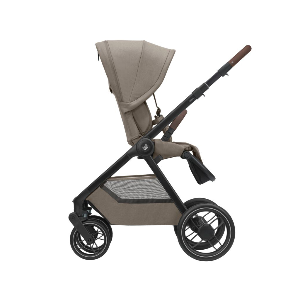 Maxi-Cosi Oxford+ - универсальная коляска 2 в 1, люлька Maxi-Cosi Sense, реверсивный прогулочный блок, мягкая амортизация • Twillic Truffle