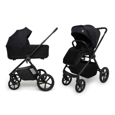 Muuvo One - детская коляска 2в1, термолюлька из EPP-пены • Negro