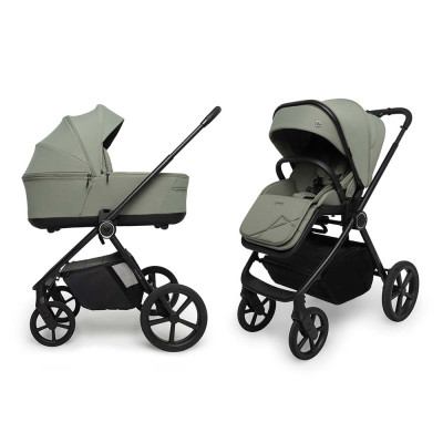 Muuvo One - детская коляска 2в1, термолюлька из EPP-пены • Olive
