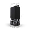 Kinderkraft Rollster - складная туристическая тележка-вагон для пляжа, сада, покупок и путешествий • Black (KSROLL00BLK0000)