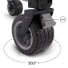 Kinderkraft Rollster - складная туристическая тележка-вагон для пляжа, сада, покупок и путешествий • Black (KSROLL00BLK0000)