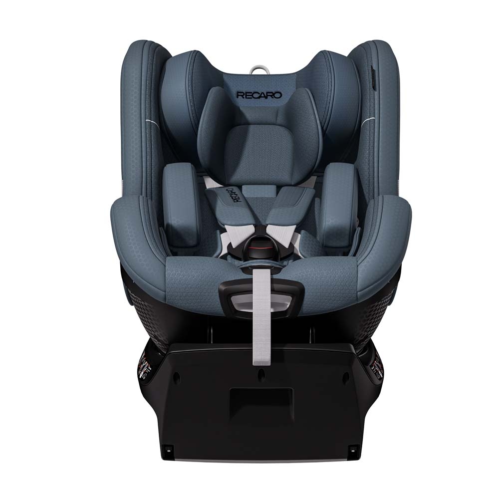 Recaro Toron 1 i-Size - дитяче автокрісло (0-4 років / 40 – 105 см / 0-18 кг), кріпиться за допомогою системи Isofix, функція обертання на 360°, бічний захист • Gallant Grey