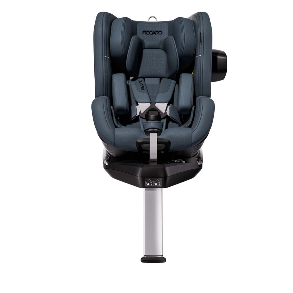 Recaro Toron 1 i-Size - дитяче автокрісло (0-4 років / 40 – 105 см / 0-18 кг), кріпиться за допомогою системи Isofix, функція обертання на 360°, бічний захист • Gallant Grey
