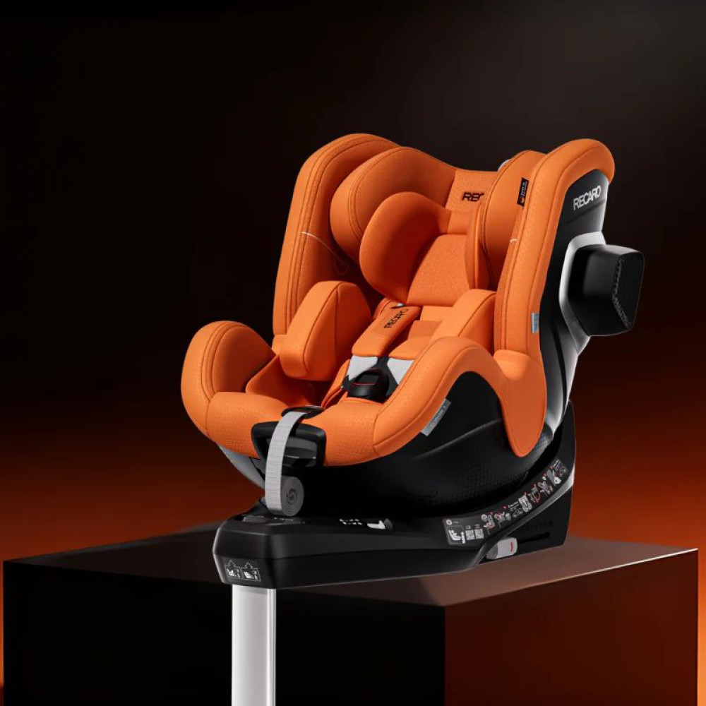 Recaro Toron 1 i-Size - дитяче автокрісло (0-4 років / 40 – 105 см / 0-18 кг), кріпиться за допомогою системи Isofix, функція обертання на 360°, бічний захист • Gallant Grey