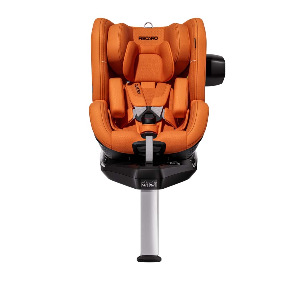 Recaro Toron 1 i-Size - детское автокресло (0-4 лет / 40 – 105 см / 0-18 кг), крепится с помощью системы Isofix, функция вращения на 360°, боковая защита • Vibrant Orange Recaro Toron 1 i-Size - детское автокресло (0-4 лет / 40 – 105 см / 0-18 кг), крепится с помощью системы Isofix, функция вращения на 360°, боковая защита • Vibrant Orange