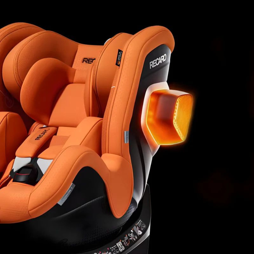 Recaro Toron 1 i-Size - детское автокресло (0-4 лет / 40 – 105 см / 0-18 кг), крепится с помощью системы Isofix, функция вращения на 360°, боковая защита • Vibrant Orange Recaro Toron 1 i-Size - детское автокресло (0-4 лет / 40 – 105 см / 0-18 кг), крепится с помощью системы Isofix, функция вращения на 360°, боковая защита • Vibrant Orange