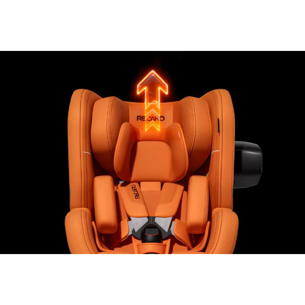 Recaro Toron 1 i-Size - детское автокресло (0-4 лет / 40 – 105 см / 0-18 кг), крепится с помощью системы Isofix, функция вращения на 360°, боковая защита • Vibrant Orange Recaro Toron 1 i-Size - детское автокресло (0-4 лет / 40 – 105 см / 0-18 кг), крепится с помощью системы Isofix, функция вращения на 360°, боковая защита • Vibrant Orange