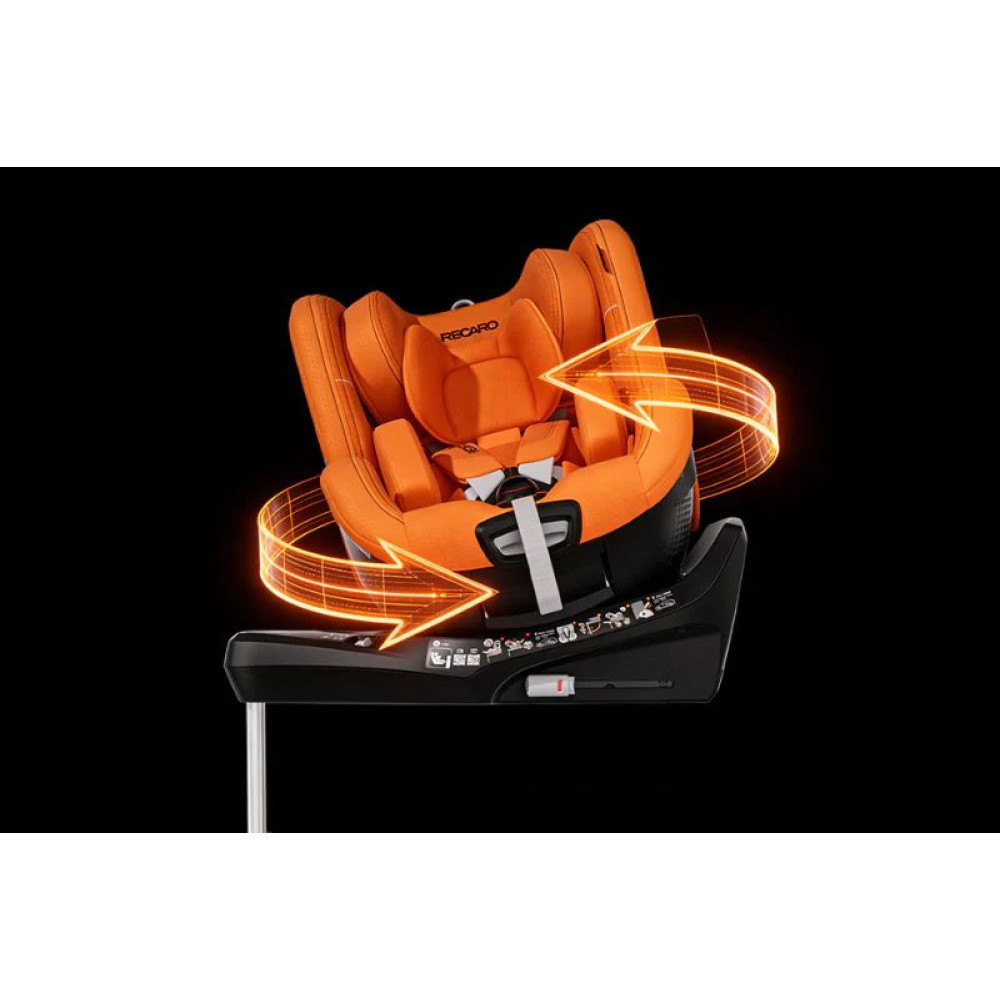 Recaro Toron 1 i-Size - детское автокресло (0-4 лет / 40 – 105 см / 0-18 кг), крепится с помощью системы Isofix, функция вращения на 360°, боковая защита • Vibrant Orange Recaro Toron 1 i-Size - детское автокресло (0-4 лет / 40 – 105 см / 0-18 кг), крепится с помощью системы Isofix, функция вращения на 360°, боковая защита • Vibrant Orange