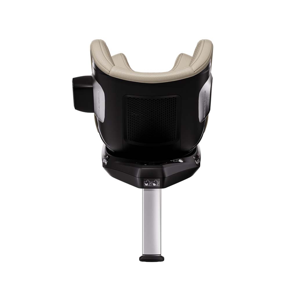 Recaro Toron 1 KID i-Size - дитяче автокрісло (3 міс - 4 роки / 61 – 105 см), кріпиться за допомогою системи Isofix, функція обертання на 360°, бічний захист • Elegant Beige