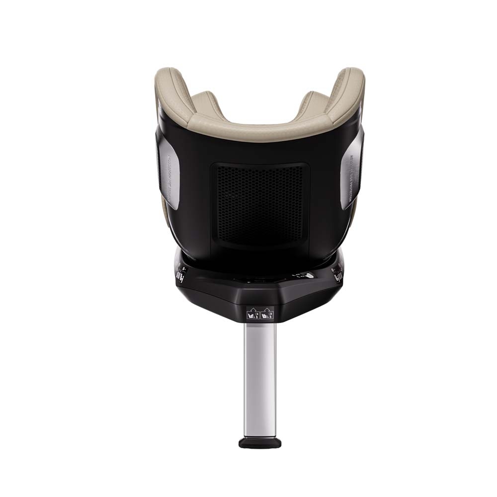 Recaro Toron 1 KID i-Size - дитяче автокрісло (3 міс - 4 роки / 61 – 105 см), кріпиться за допомогою системи Isofix, функція обертання на 360°, бічний захист • Elegant Beige