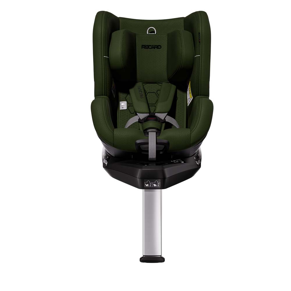 Recaro Toron 1 KID i-Size - детское автокресло (3 мес - 4 года / 61 – 105 см), крепится с помощью системы Isofix, функция вращения на 360°, боковая защита • Epic Green