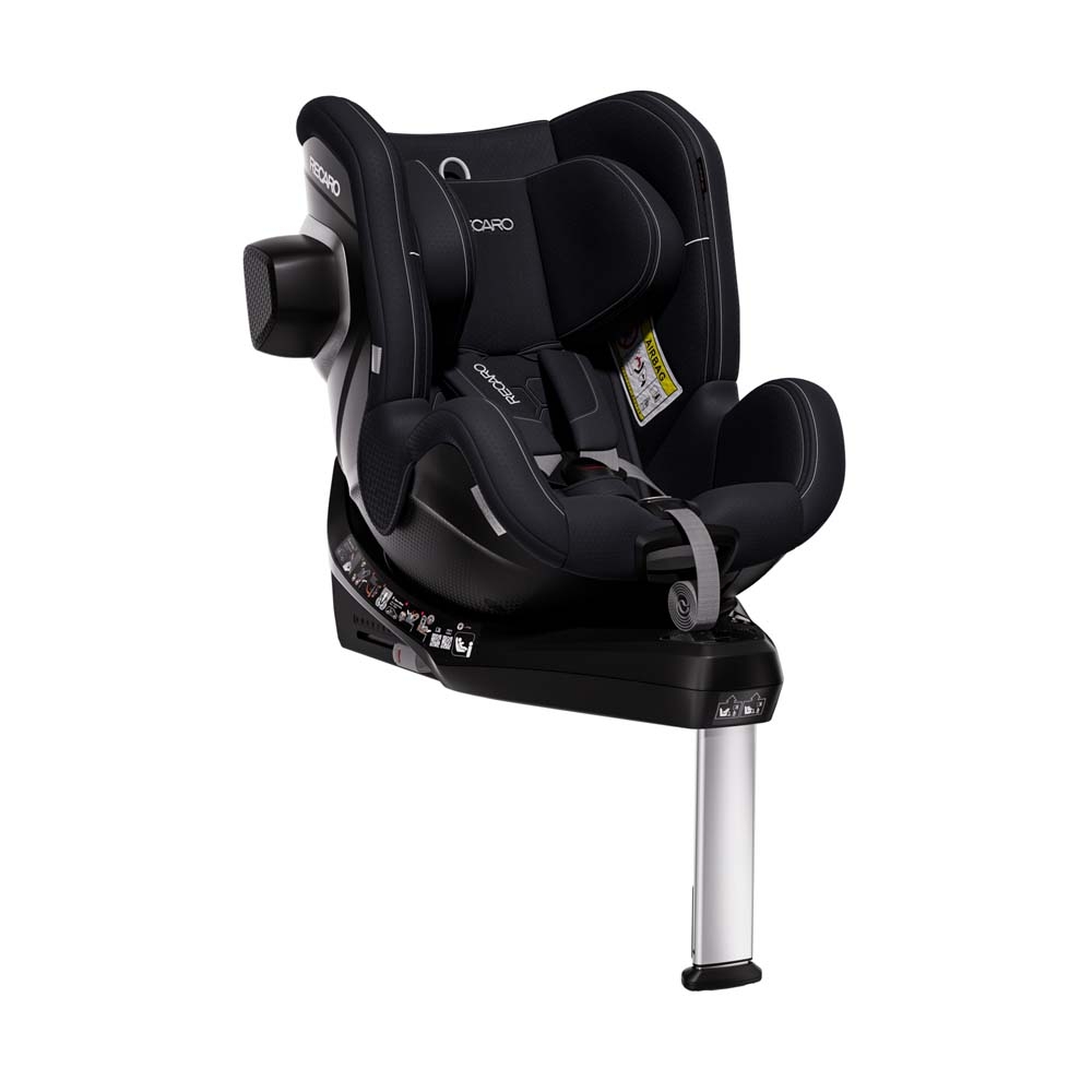 Recaro Toron 1 KID i-Size - детское автокресло (3 мес - 4 года / 61 – 105 см), крепится с помощью системы Isofix, функция вращения на 360°, боковая защита • Fresh Black