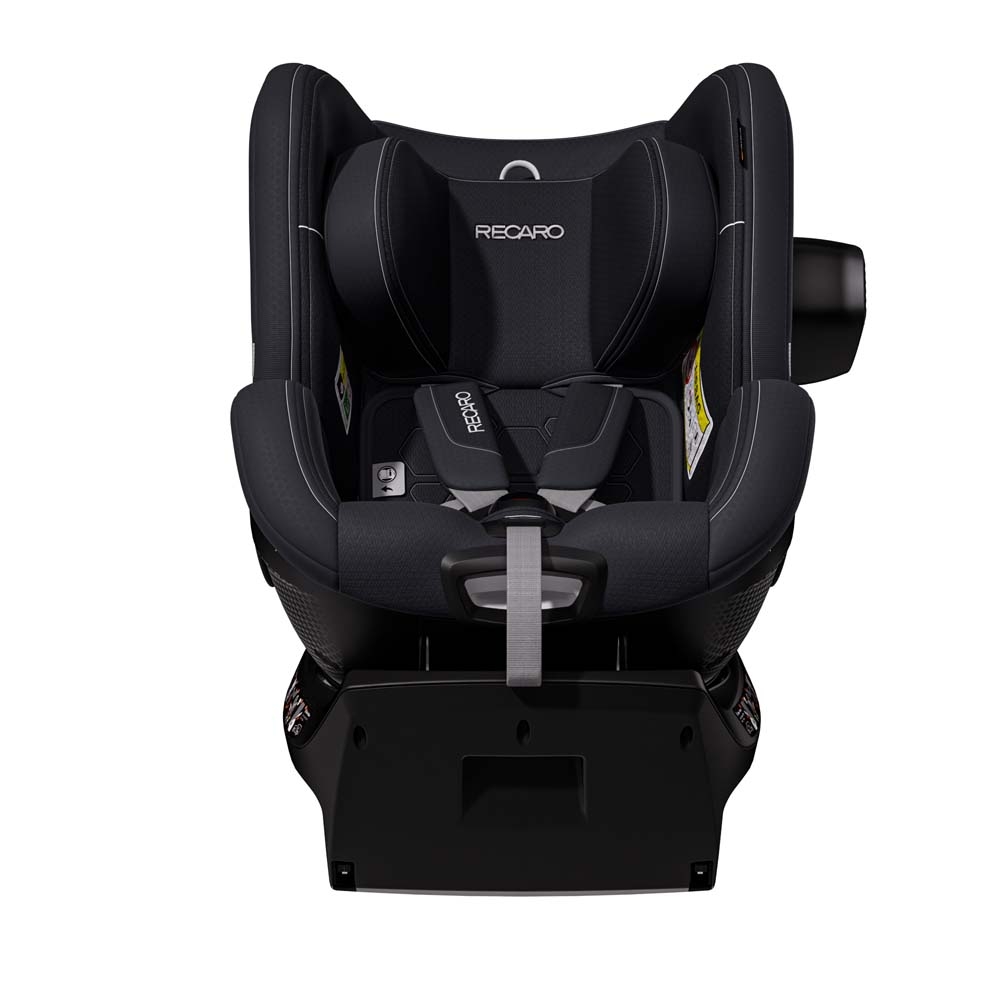 Recaro Toron 1 KID i-Size - детское автокресло (3 мес - 4 года / 61 – 105 см), крепится с помощью системы Isofix, функция вращения на 360°, боковая защита • Fresh Black