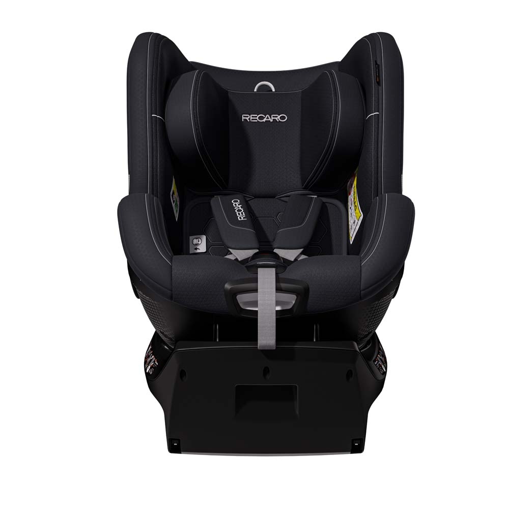 Recaro Toron 1 KID i-Size - детское автокресло (3 мес - 4 года / 61 – 105 см), крепится с помощью системы Isofix, функция вращения на 360°, боковая защита • Fresh Black
