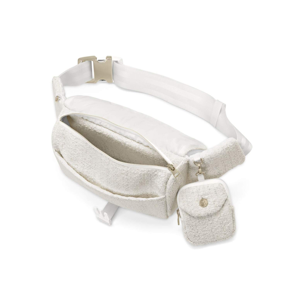 Cybex Belt Bag - сумка на пояс из ткани букле Boucle • Cream White Cybex Belt Bag - сумка на пояс из ткани букле Boucle • Cream White