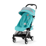 Cybex Coya - легка прогулянкова коляска для подорожей з бампером та дощовиком, ультракомпактний візок преміум (ручна поклажа), з колекції Design Collaborations • Jeremy Scott Car