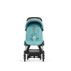Cybex Coya - легка прогулянкова коляска для подорожей з бампером та дощовиком, ультракомпактний візок преміум (ручна поклажа), з колекції Design Collaborations • Jeremy Scott Car
