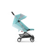 Cybex Coya - легка прогулянкова коляска для подорожей з бампером та дощовиком, ультракомпактний візок преміум (ручна поклажа), з колекції Design Collaborations • Jeremy Scott Car