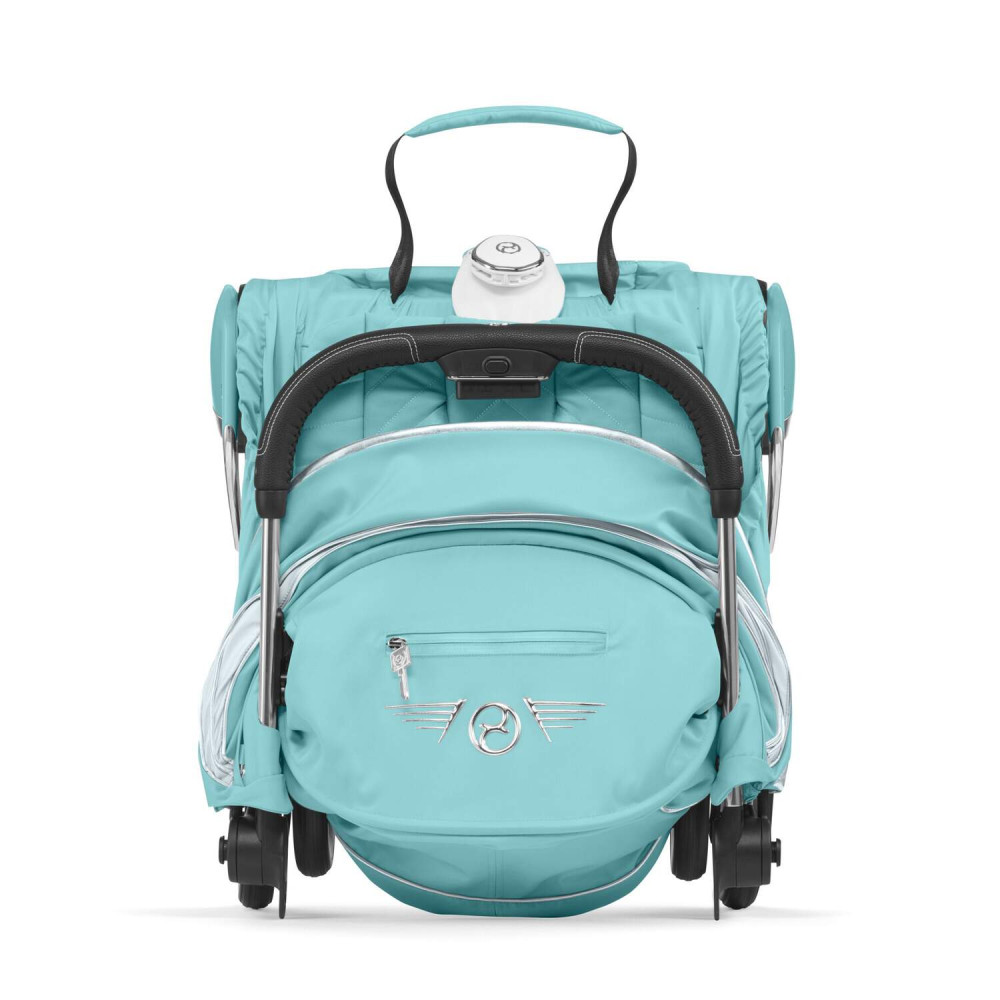 Cybex Coya - легка прогулянкова коляска для подорожей з бампером та дощовиком, ультракомпактний візок преміум (ручна поклажа), з колекції Design Collaborations • Jeremy Scott Car