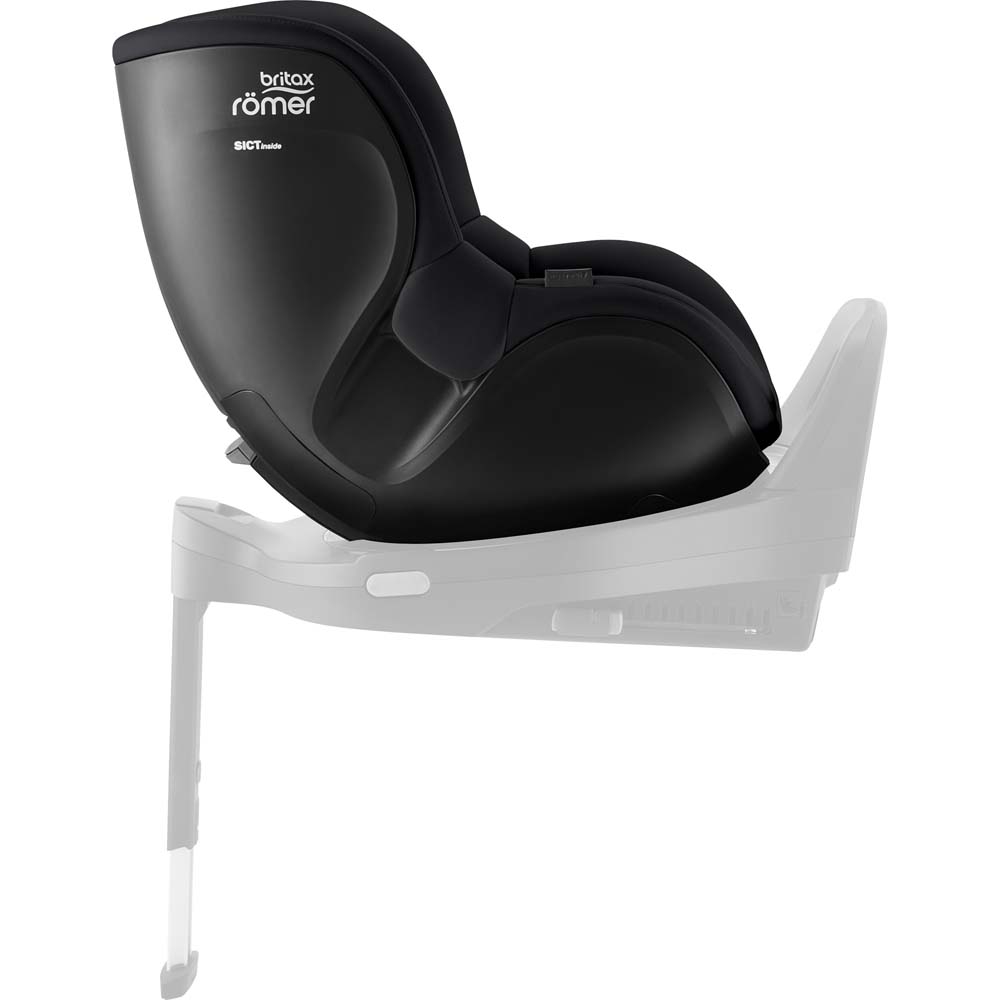 Britax Romer DualFix 5Z - автокресло для детей (от 3 месяцев до 4 лет / 61 - 105 см) с функцией поворота 360, для использования автокресла необходима совместимая база ISOFIX (можно купить отдельно) • Onyx Black LUX COLLECTION