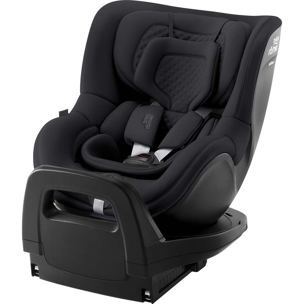 Britax Romer DualFix 5Z - автокресло для детей (от 3 месяцев до 4 лет / 61 - 105 см) с функцией поворота 360, для использования автокресла необходима совместимая база ISOFIX (можно купить отдельно) • Onyx Black LUX COLLECTION