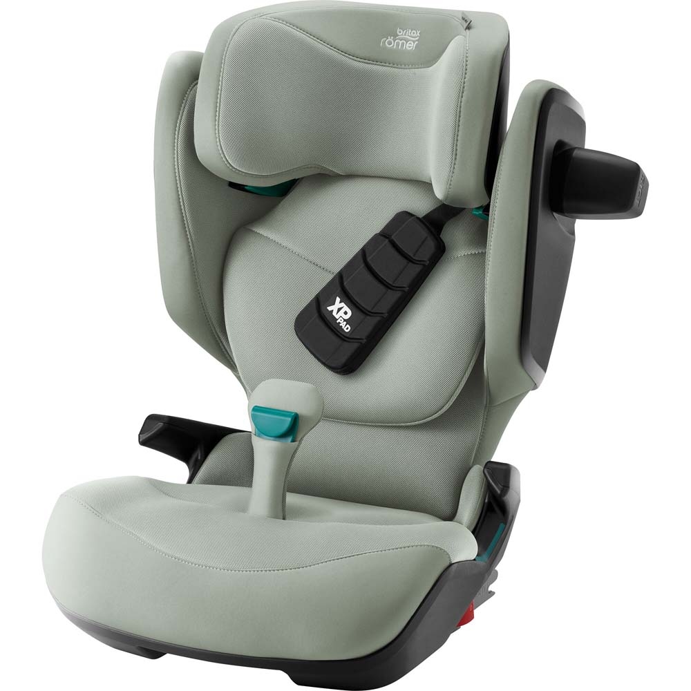 Britax Romer Kidfix Pro - автокресло для детей (от 3.5 до 12 лет / 100 - 150 см), накладка на ремень, дополнительная боковая защита, система SecureGuard • Style Sage Green