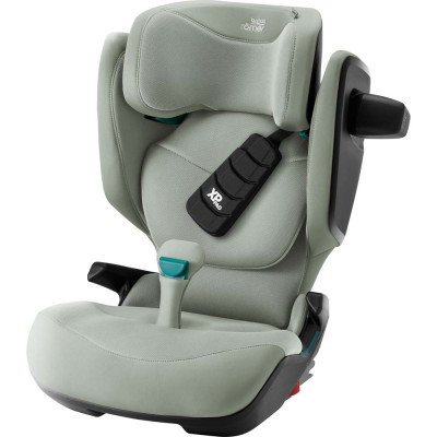 Britax Romer Kidfix Pro - автокресло для детей (от 3.5 до 12 лет / 100 - 150 см), накладка на ремень, дополнительная боковая защита, система SecureGuard • Style Sage Green