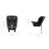 Britax Romer Safe-Way M i-Size - дитяче автокрісло (3 міс - 7 років / 61 - 125 см / 0-25 кг), встановлення проти ходу руху, система натягу ClickTight • Midnight Grey