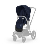 Cybex Priam 2026 - текстиль для прогулочного блока Cybex Priam из коллекции Fashion Collections Rebellious Luxury с сумкой • Rebellious Luxury